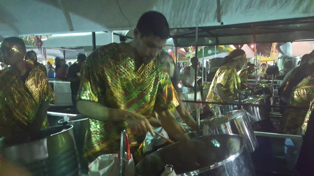 Panorama steel band featuring Solid Steel musician